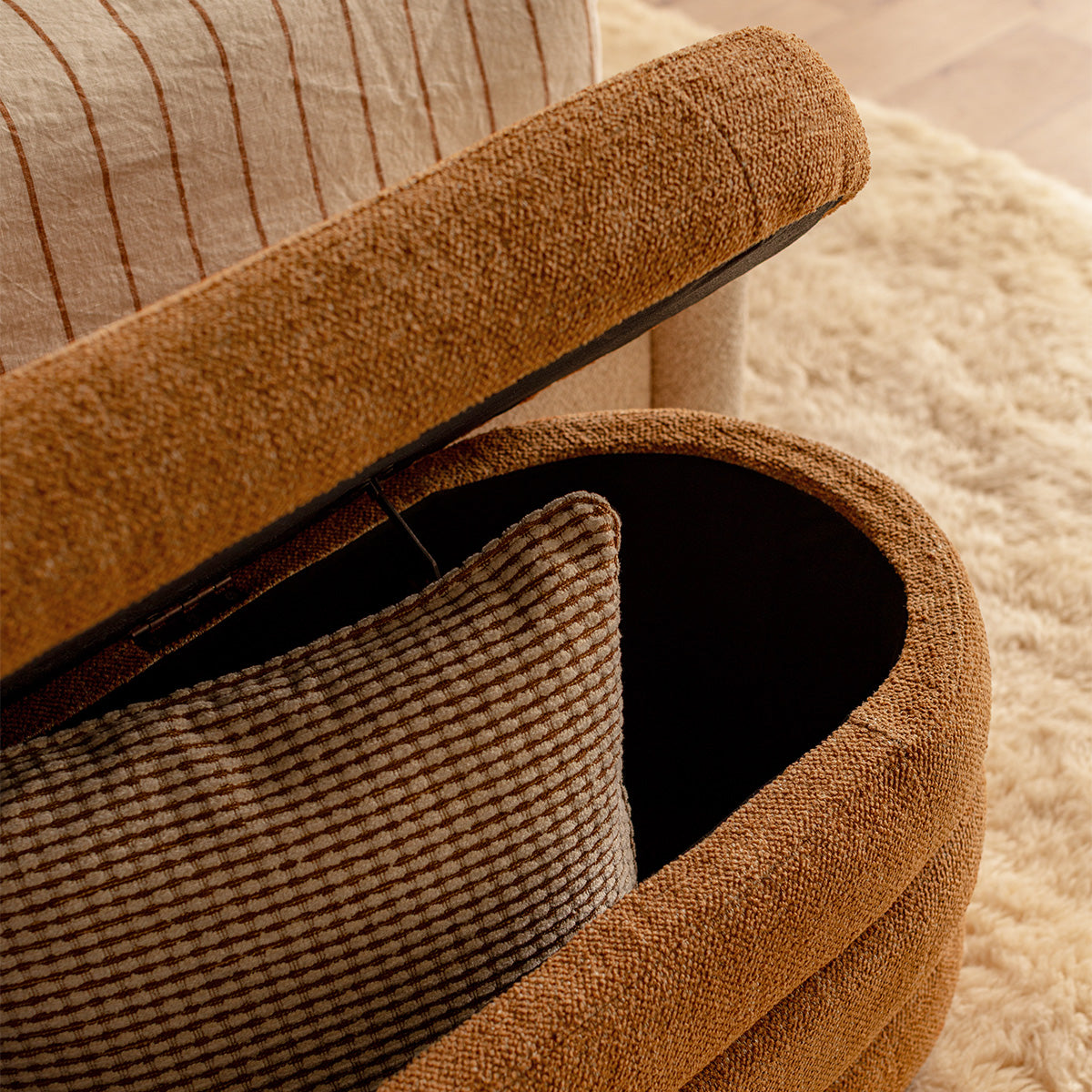 Mecca Oval Storage Ottoman - Image 23