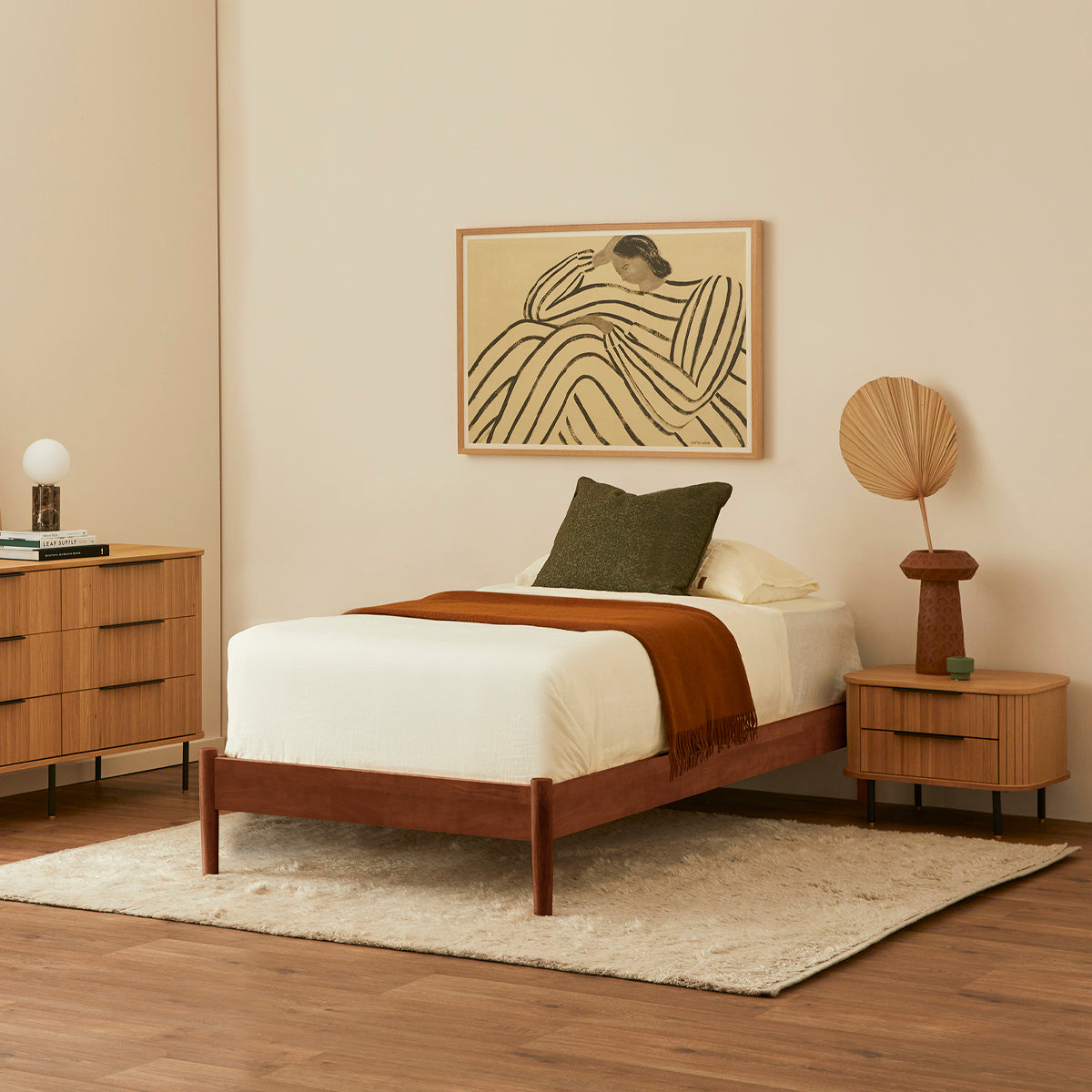 Luna Timber King Single Bed Frame - Image 9