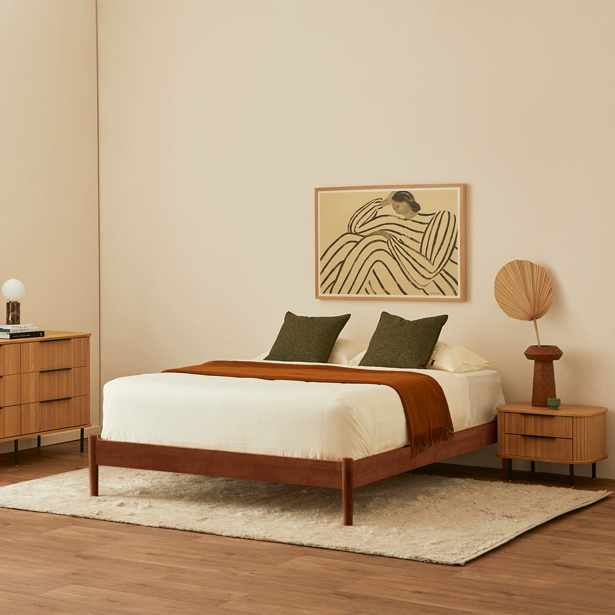 Luna Timber Queen Bed Frame - Image 8
