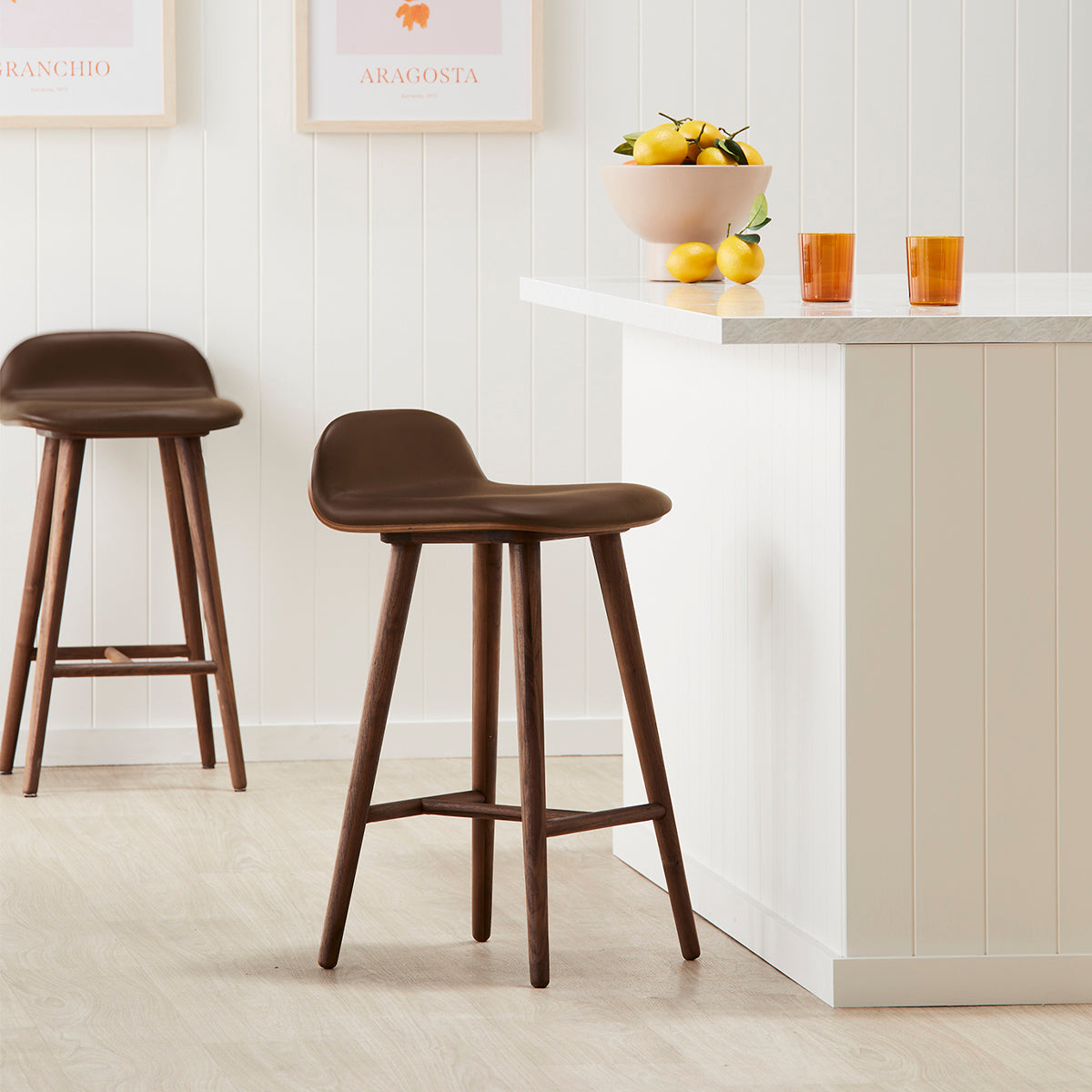 Capa Leather Bar Stool - Image 41