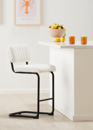 Blake Boucle Bar Stool
