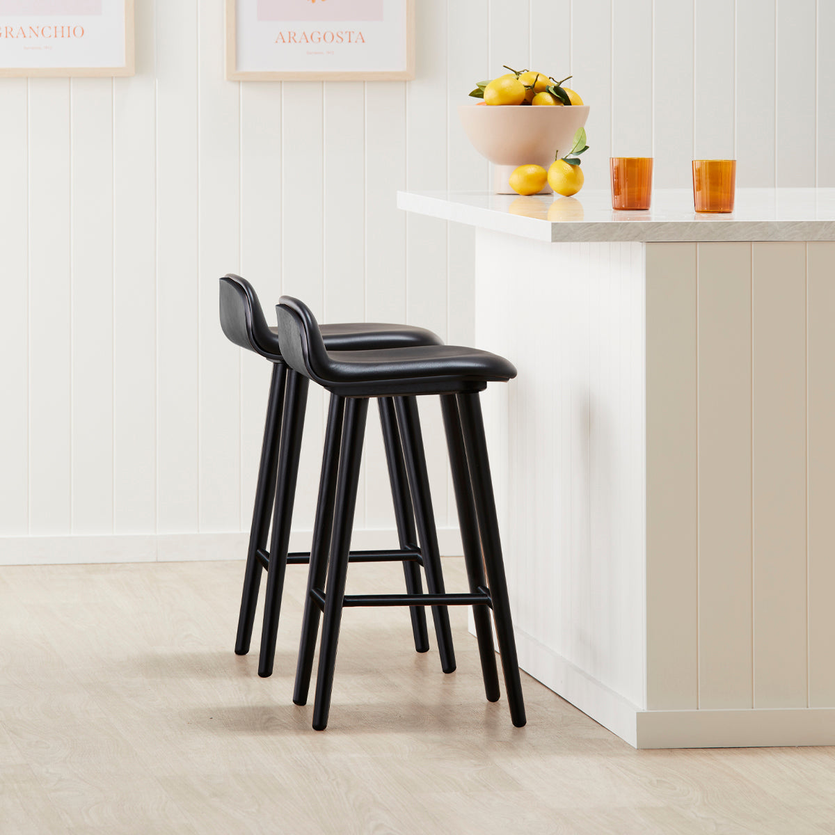 Capa Leather Bar Stool - Image 56