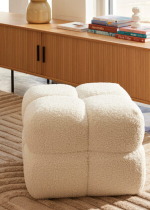 Stella Fur Ottoman