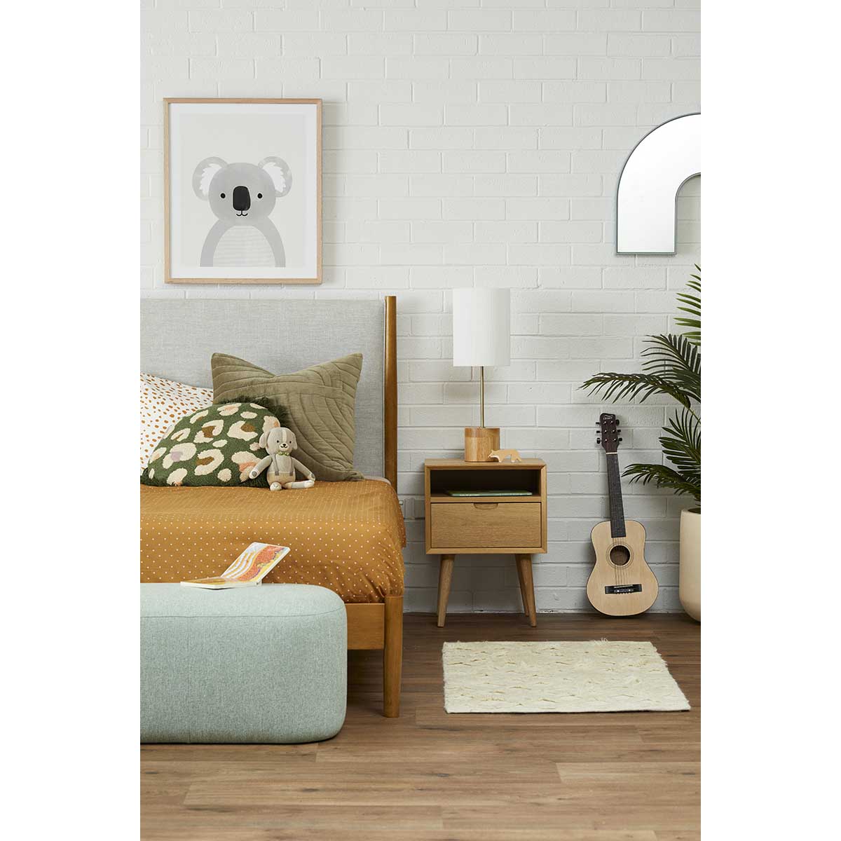 Orbit 1 Drawer Night Stand - Image 3