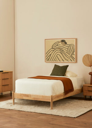 Luna Timber King Single Bed Frame