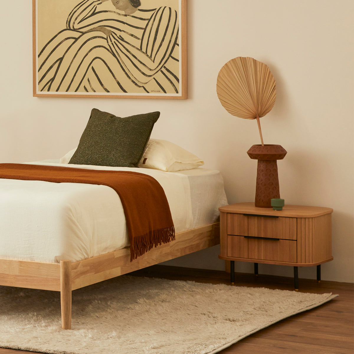 Luna Timber King Single Bed Frame - Image 2