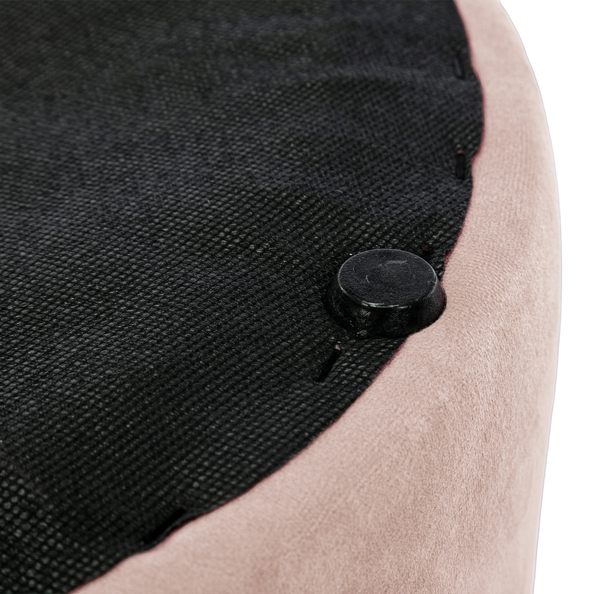Juliette Velvet Ottoman (40cm) - Image 4