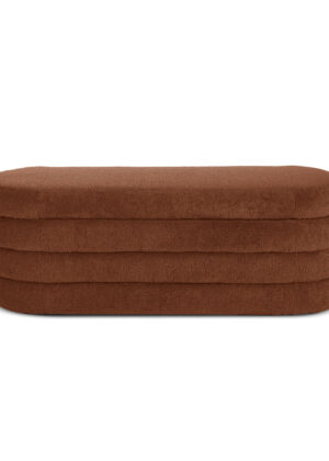 Mecca Oval Storage Ottoman