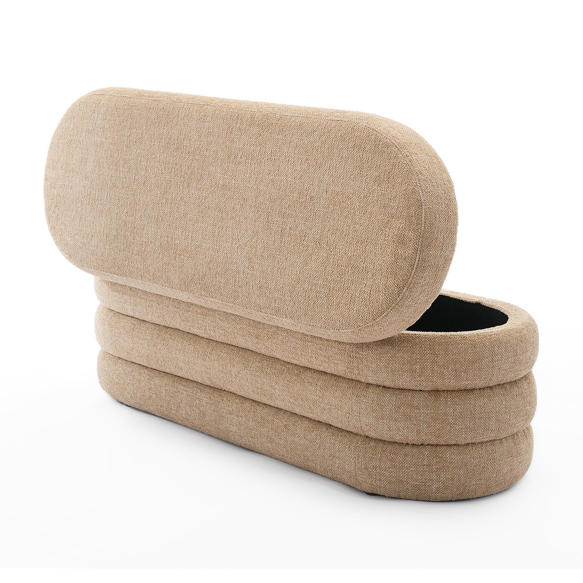 Mecca Oval Storage Ottoman - Image 16